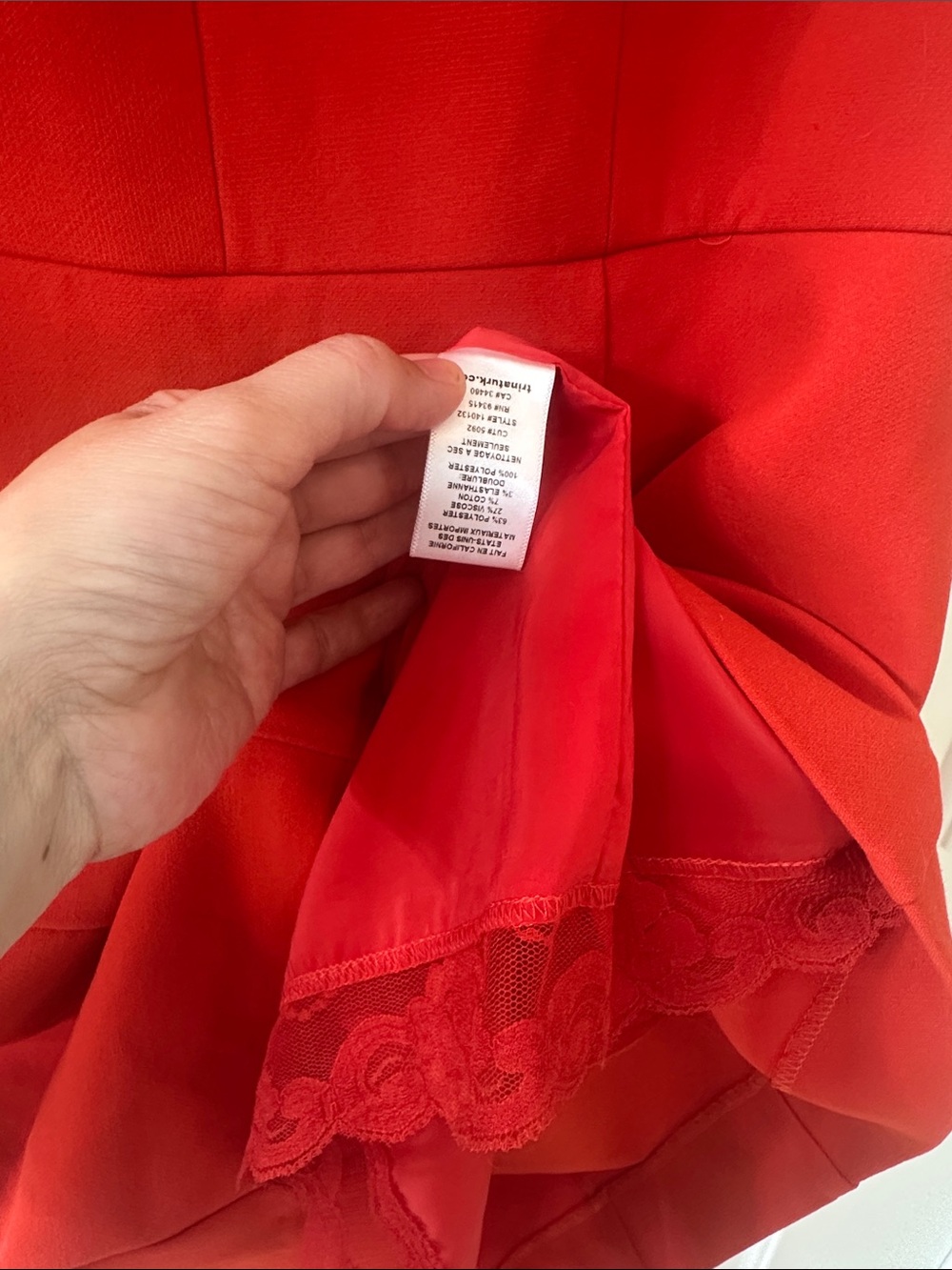 Trina Turk Orange Cocktail Business Dress size-8 - Picture 5 of 5